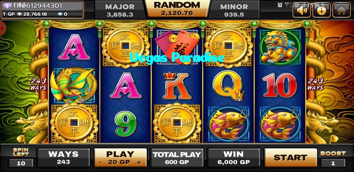 available types of Vegas Paradise bet including pre-match live express and system bets